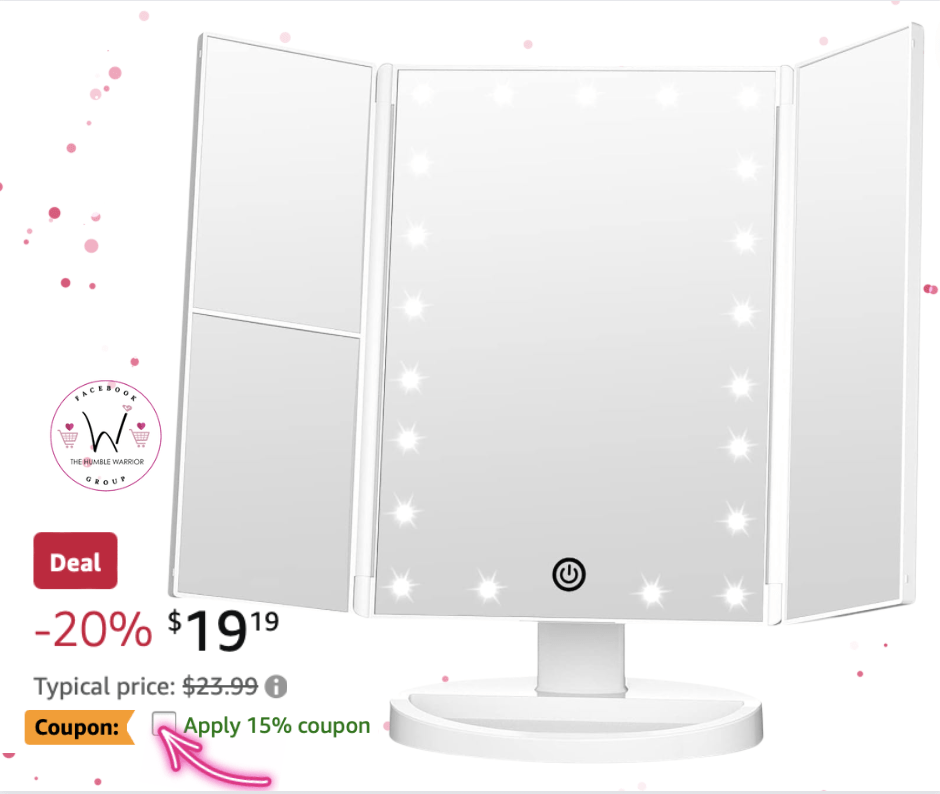 FASCINATE Tri-Fold Vanity Mirror!